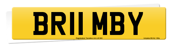 Registration number BR11 MBY